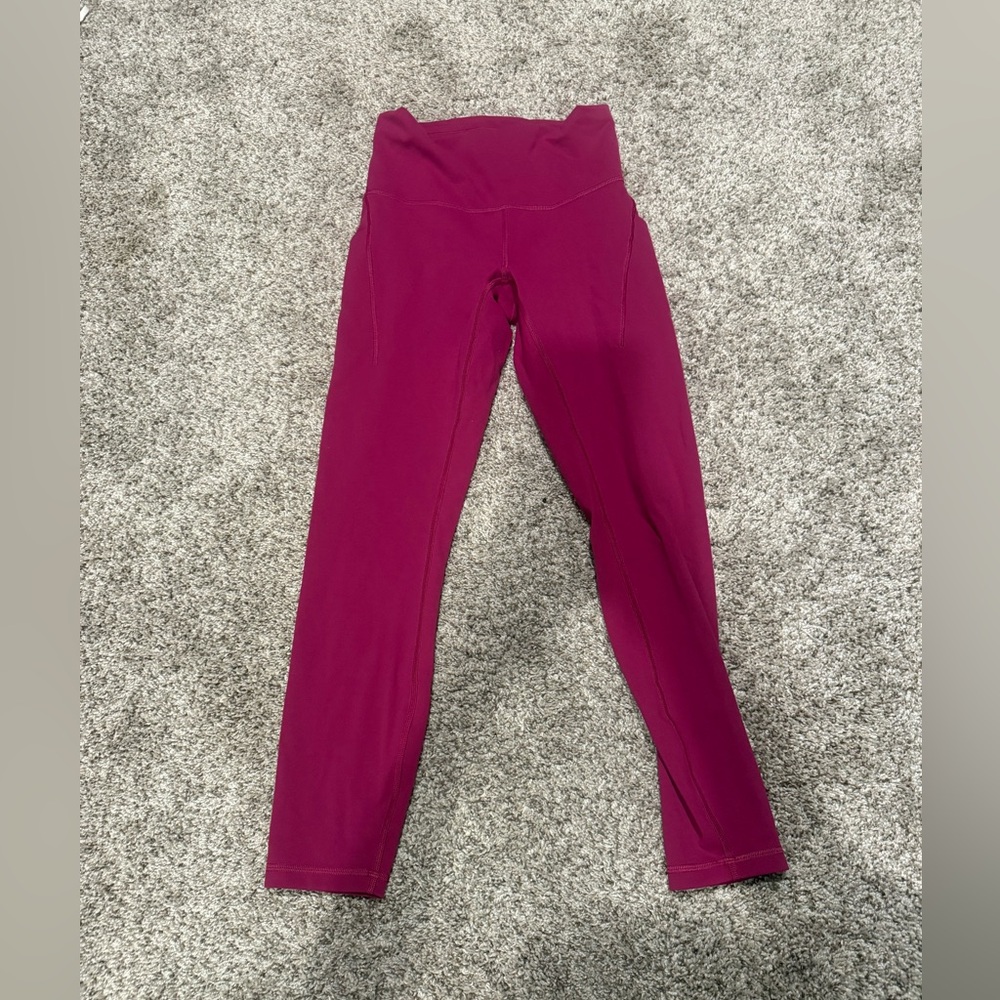 Lululemon magenta leggings